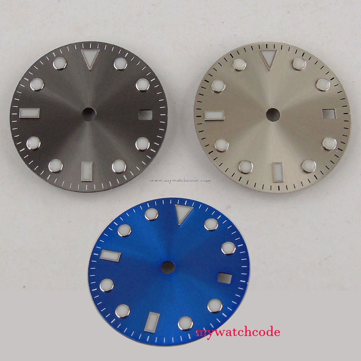 28.5mm Pure Luminous Date Window Watch Dial Fit For ETA 2824 2836